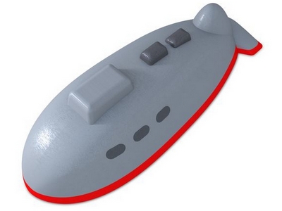 Резиновая фигура «Подводная лодка»