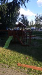 Детская игровая площадка с горкой Савушка Baby Play-15